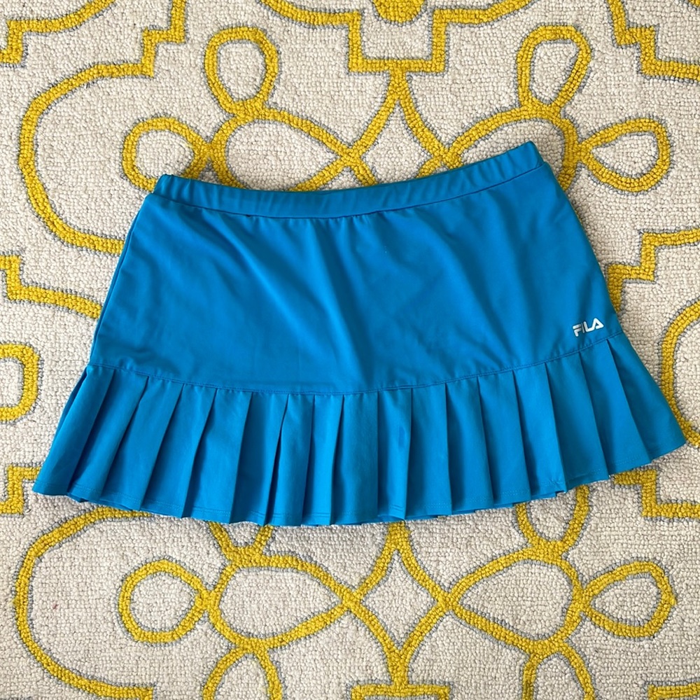 Fila Blue Pleated Tennis Skirt